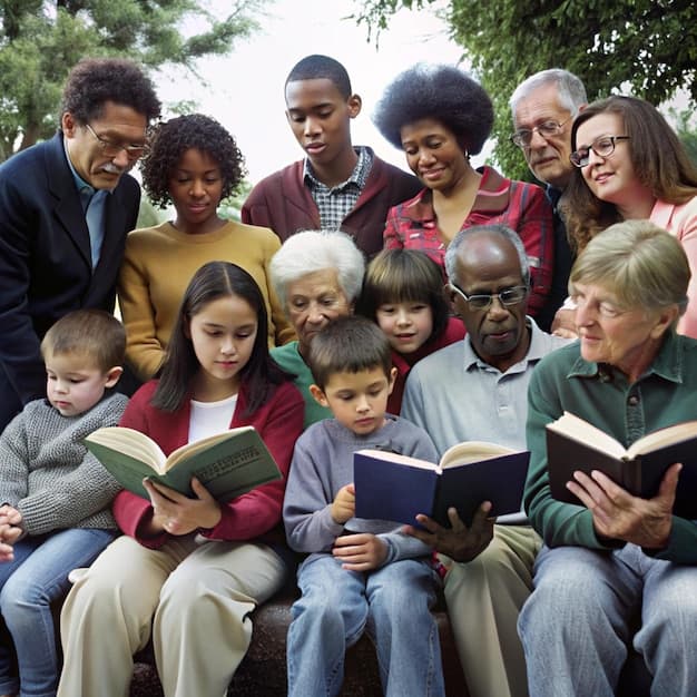 Malawian youth studying Bible